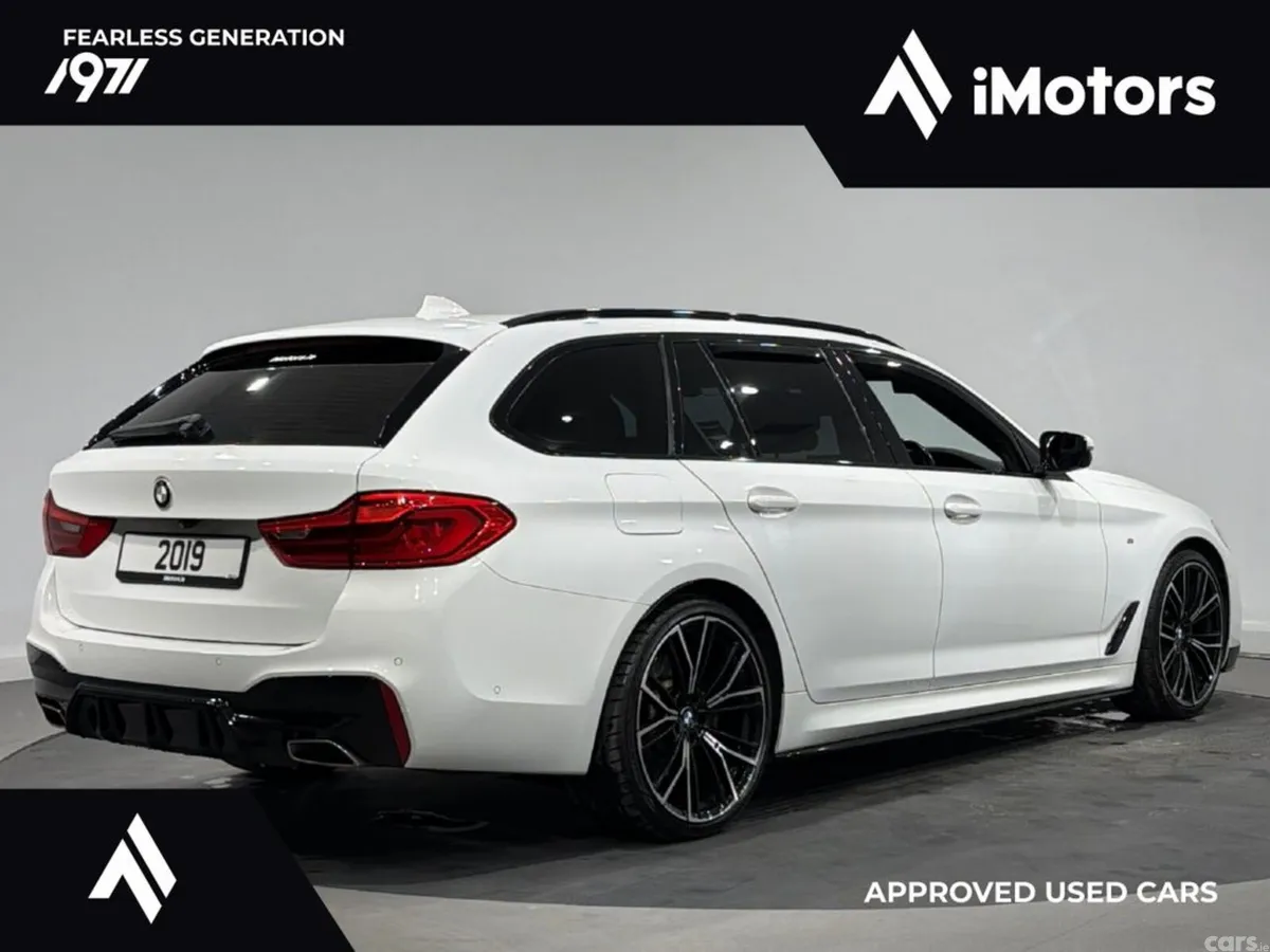 BMW 5-Series Estate, Diesel, 2019, White