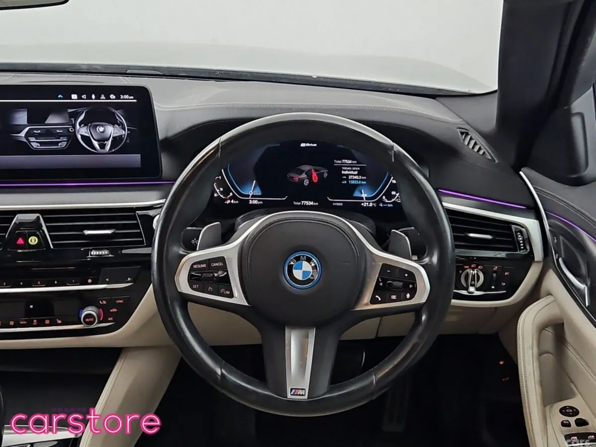 BMW 5-Series Saloon, Petrol Plug-in Hybrid, 2023, Grey