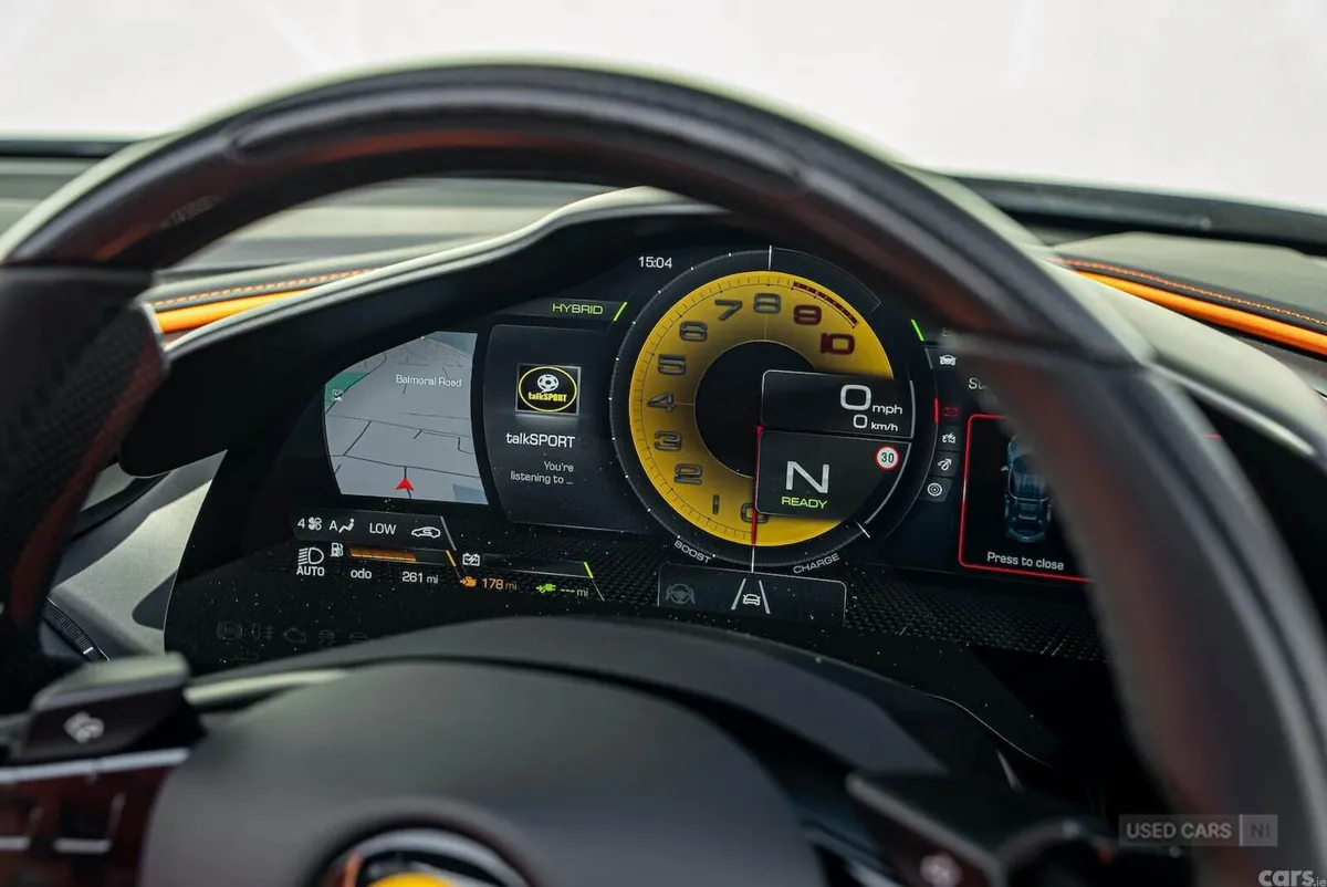 Ferrari 296 Coupe, Petrol Hybrid, 2025, Black