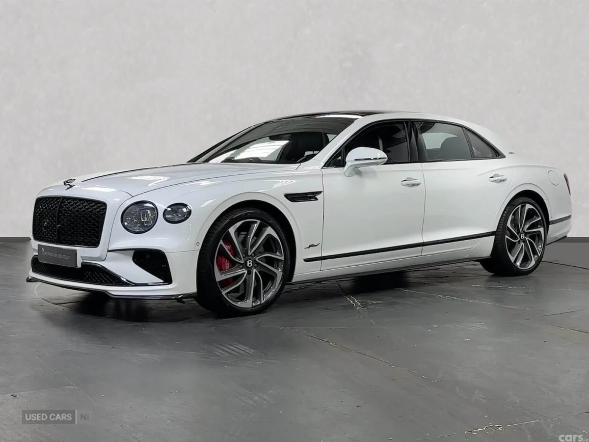 Bentley Flying Spur Saloon, Electric, 2025, White