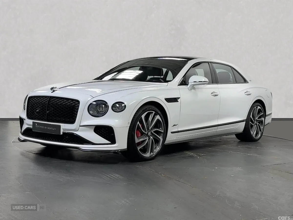 Bentley Flying Spur Saloon, Electric, 2025, White