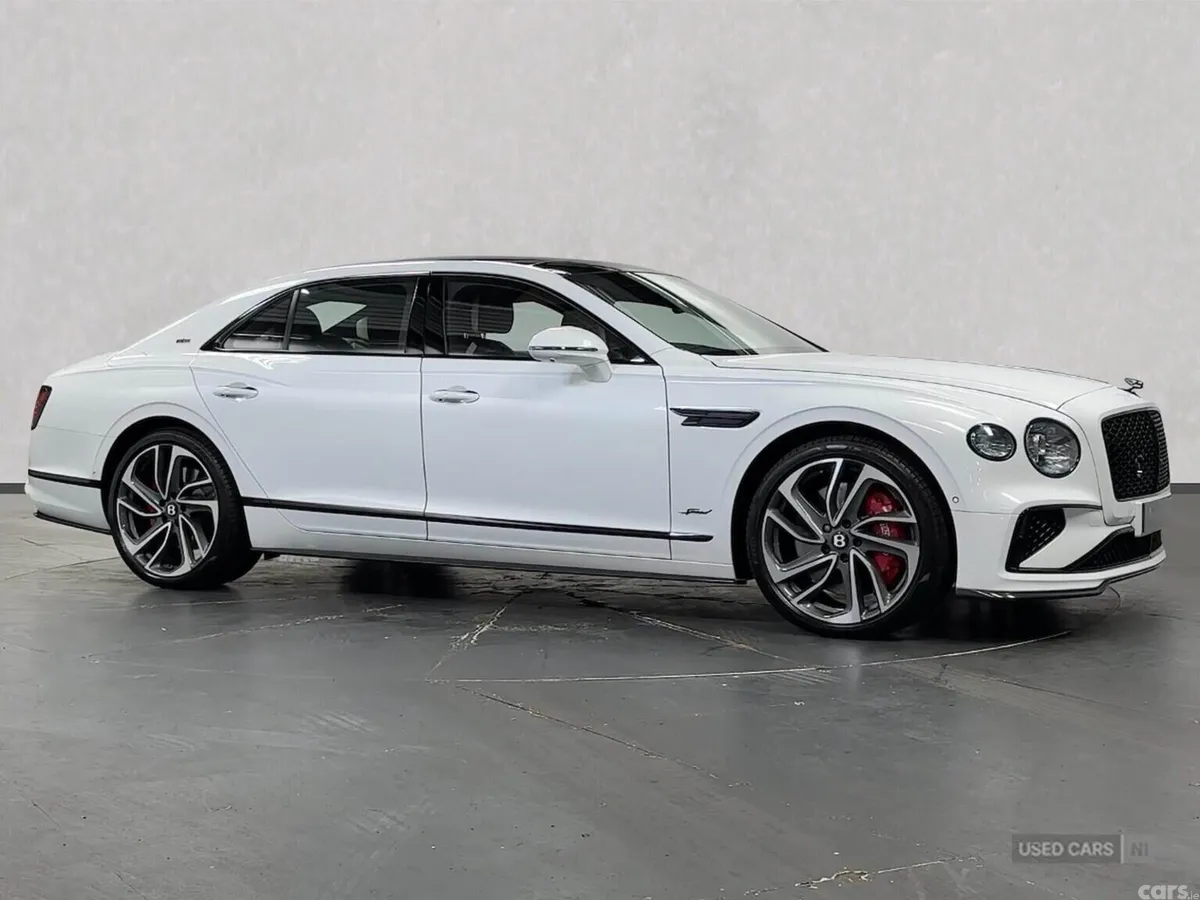 Bentley Flying Spur Saloon, Electric, 2025, White