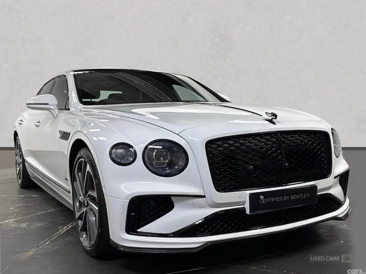 Bentley Flying Spur Saloon, Electric, 2025, White