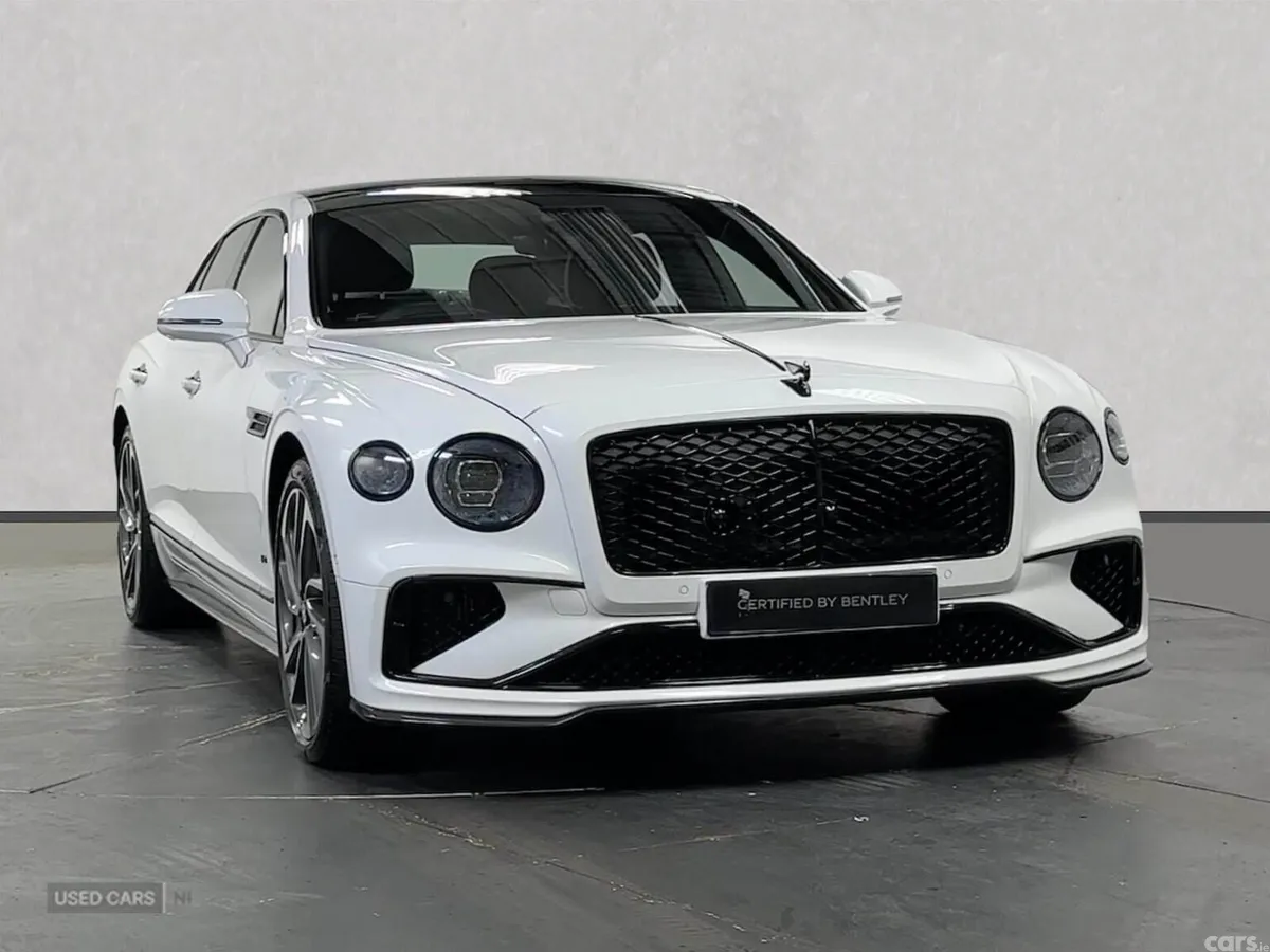 Bentley Flying Spur Saloon, Electric, 2025, White