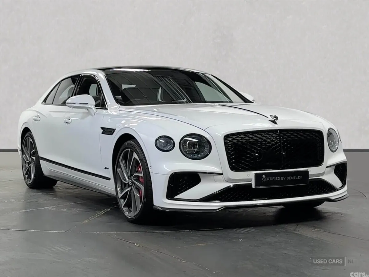Bentley Flying Spur Saloon, Electric, 2025, White