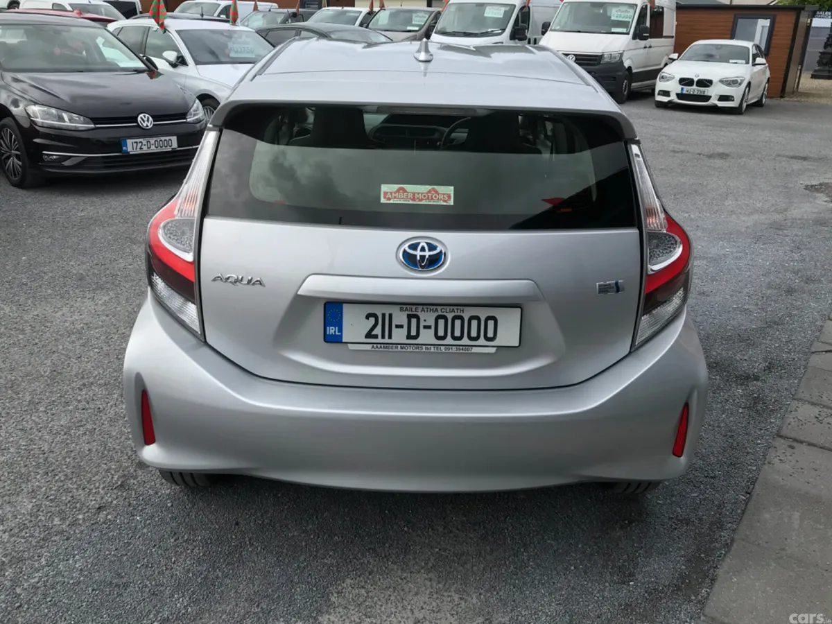 Toyota Aqua Hatchback, Petrol Hybrid, 2021, Silver