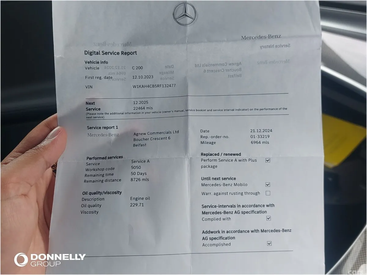 Mercedes-Benz C-Class Estate, Petrol, 2023, Black