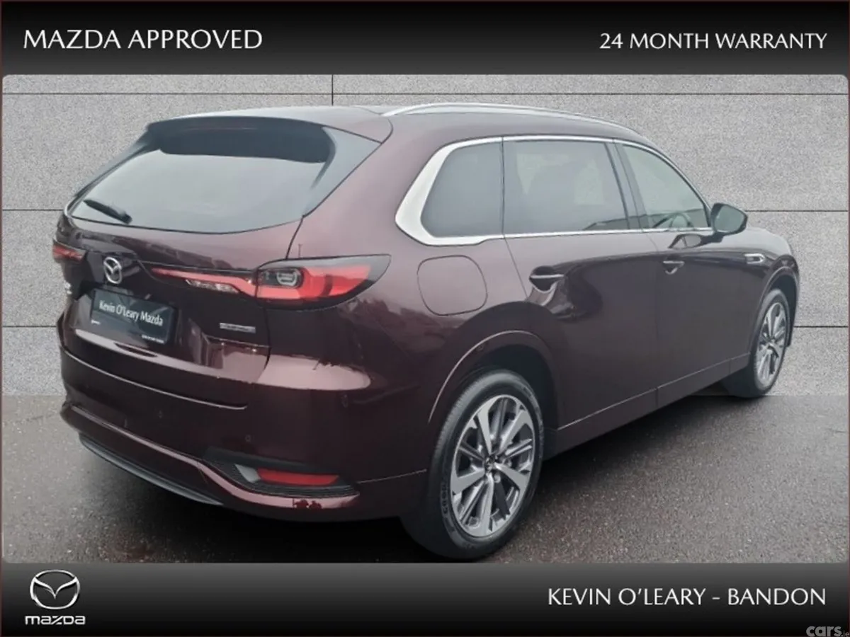 Mazda CX-80 SUV, Petrol Plug-in Hybrid, 2026, Red