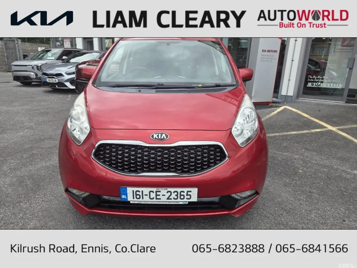 Kia Venga MPV, Diesel, 2016, Red