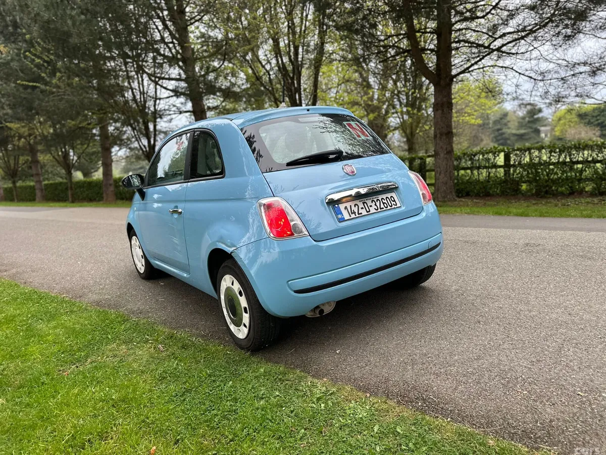Fiat 500 Hatchback, Petrol, 2014, Blue