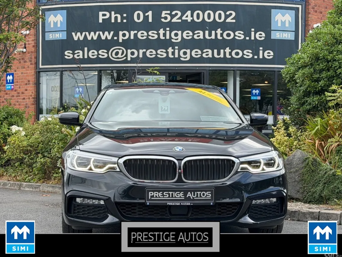 BMW 5-Series Saloon, Petrol Plug-in Hybrid, 2017, Black