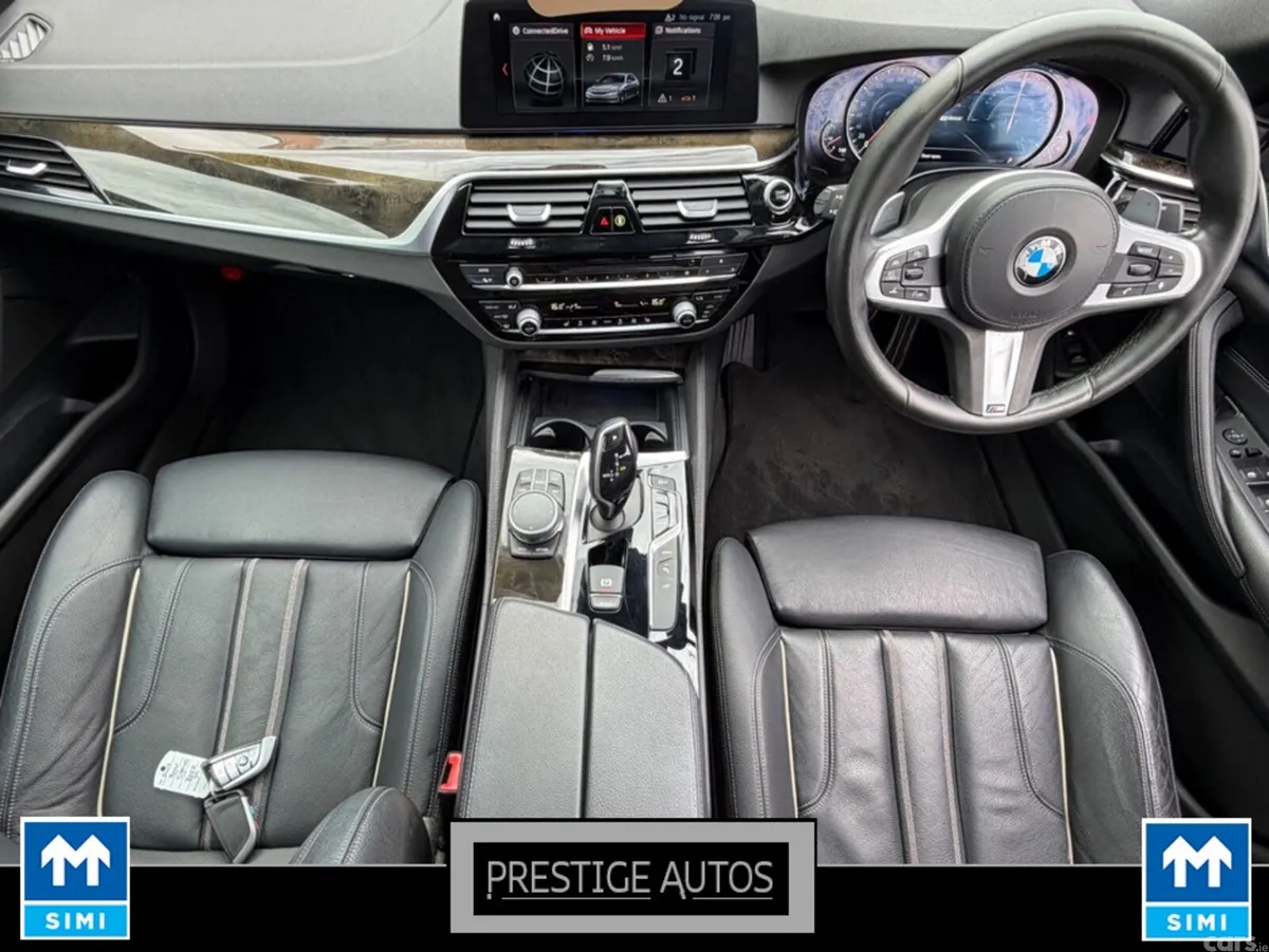 BMW 5-Series Saloon, Petrol Plug-in Hybrid, 2017, Black