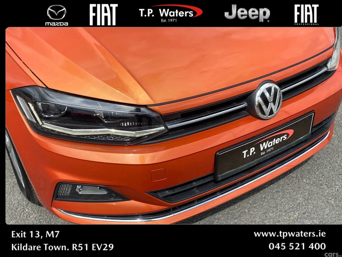 Volkswagen Polo Hatchback, Petrol, 2018, Orange