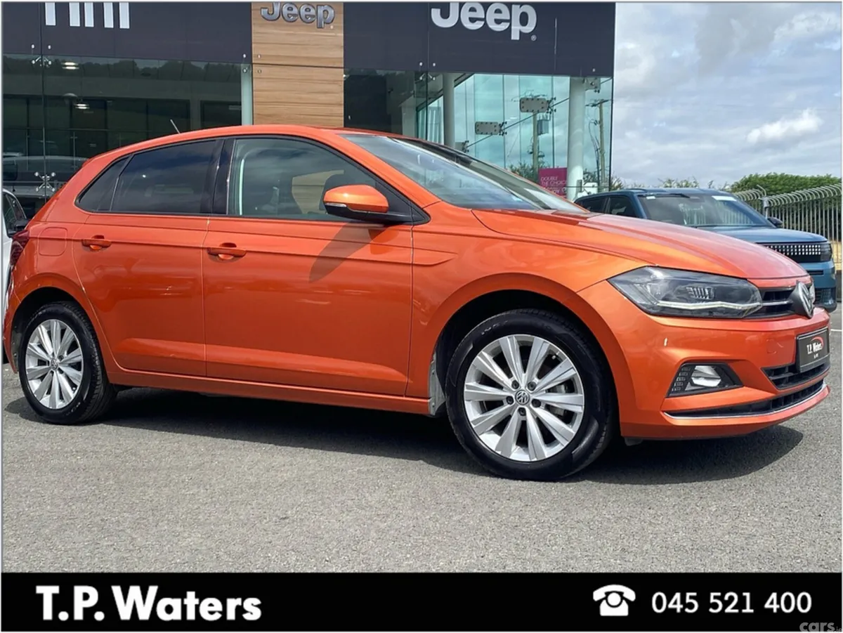 Volkswagen Polo Hatchback, Petrol, 2018, Orange