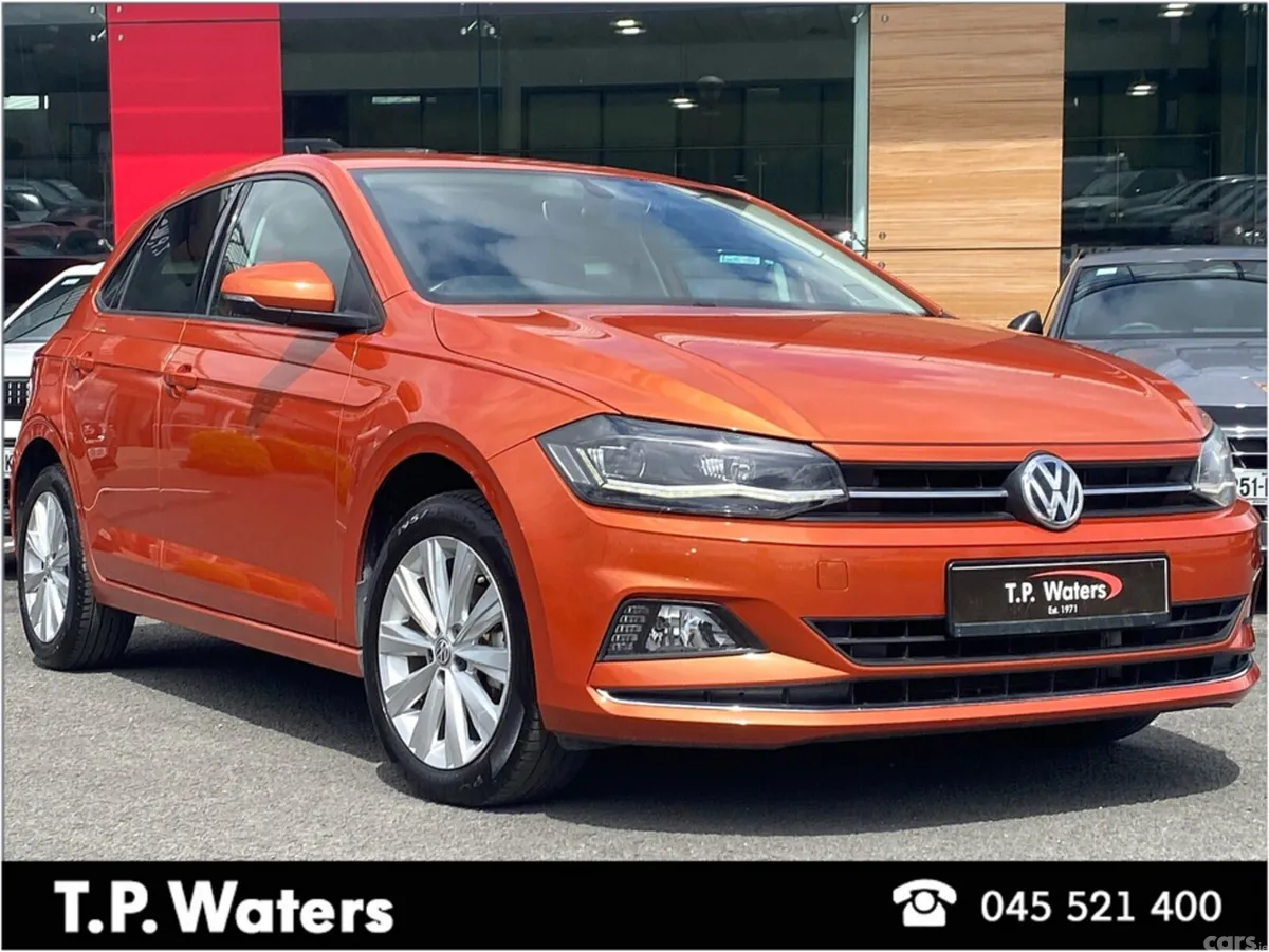 Volkswagen Polo Hatchback, Petrol, 2018, Orange