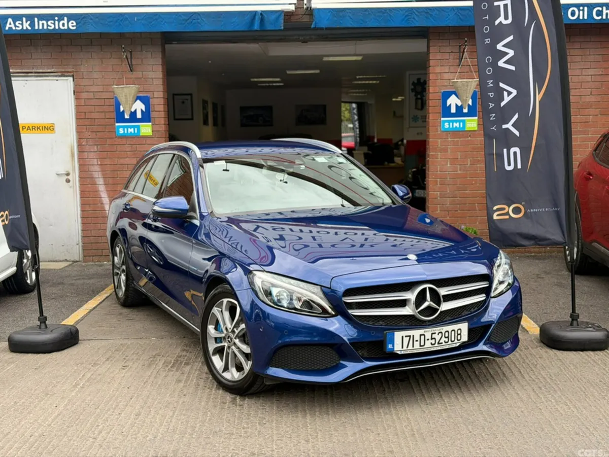 Mercedes-Benz C-Class Estate, Petrol Plug-in Hybrid, 2017, Blue