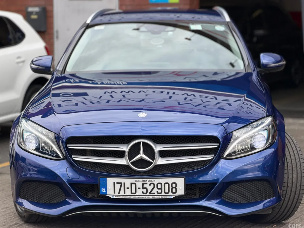 Mercedes-Benz C-Class Estate, Petrol Plug-in Hybrid, 2017, Blue