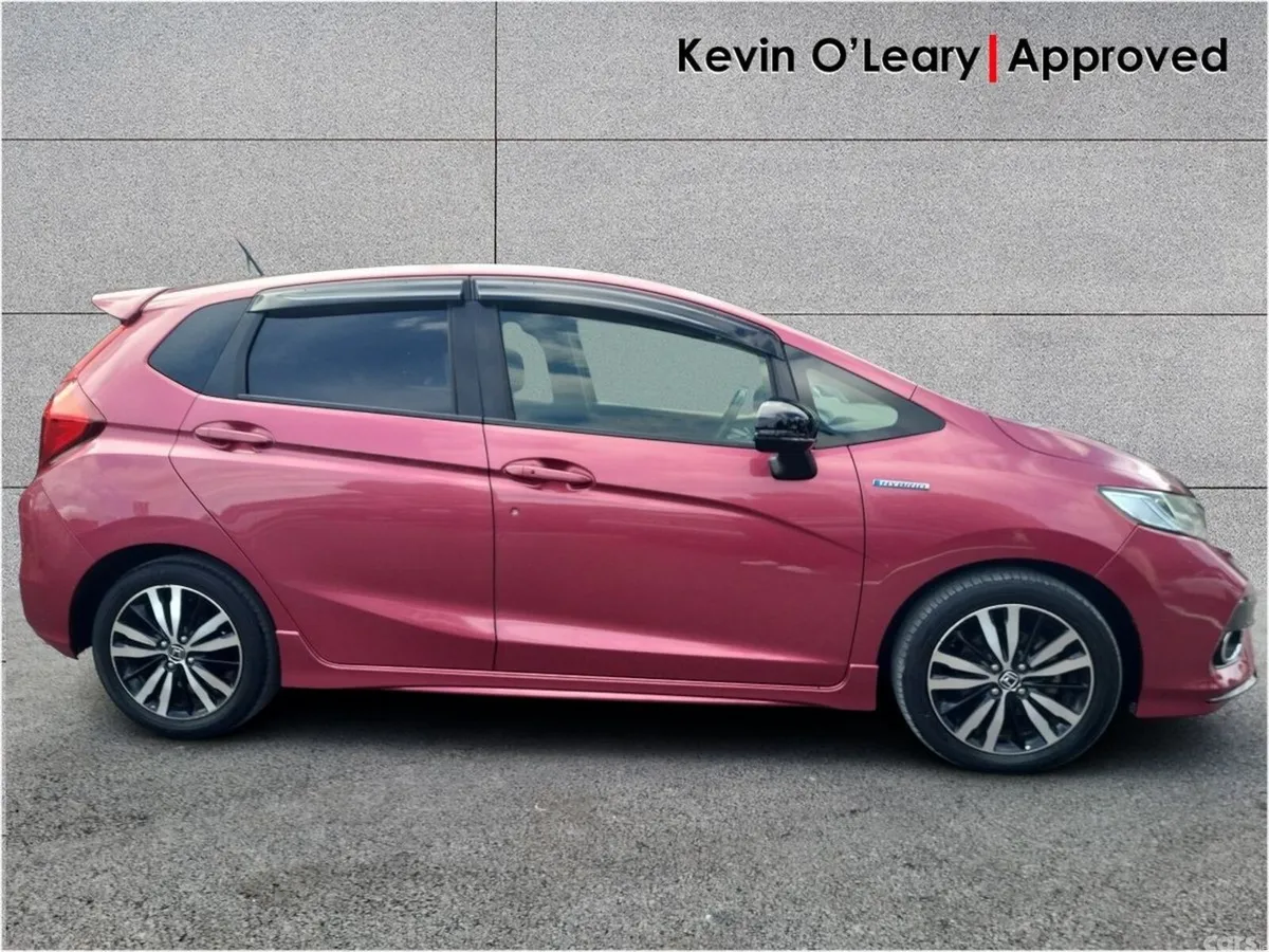 Honda Fit Hatchback, Petrol Hybrid, 2017, Red