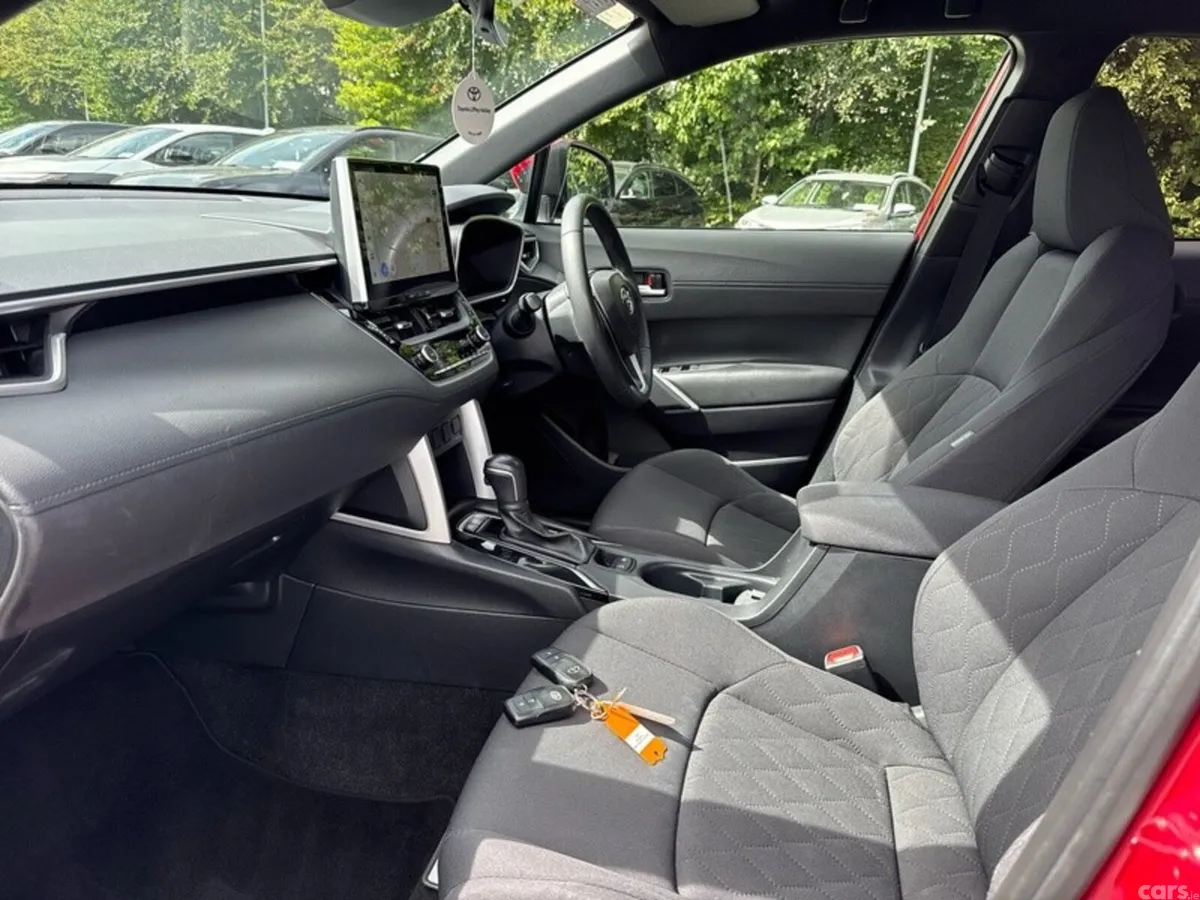 Toyota Corolla Cross SUV, Petrol Hybrid, 2023, Red