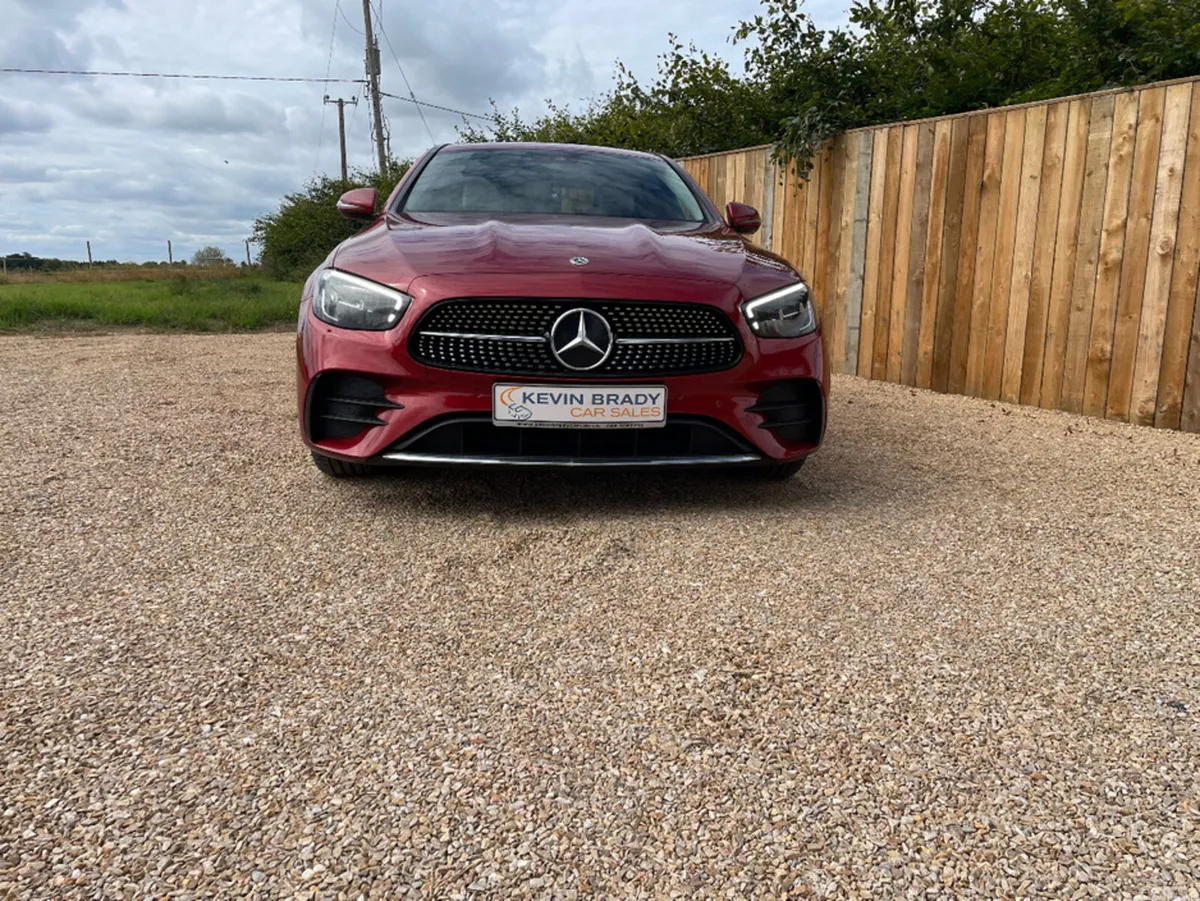 Mercedes-Benz E-Class Saloon, Petrol Plug-in Hybrid, 2022, Red