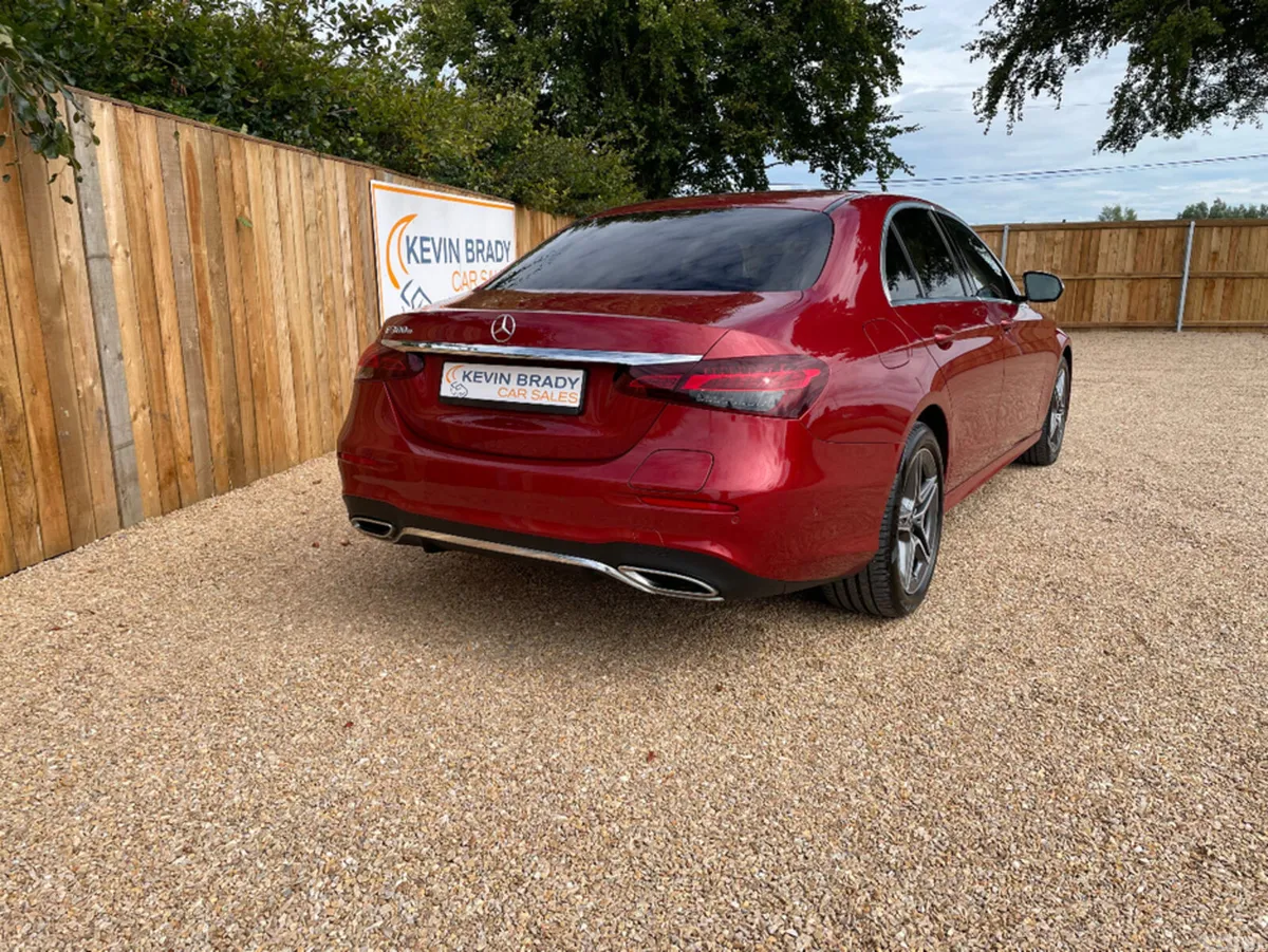 Mercedes-Benz E-Class Saloon, Petrol Plug-in Hybrid, 2022, Red