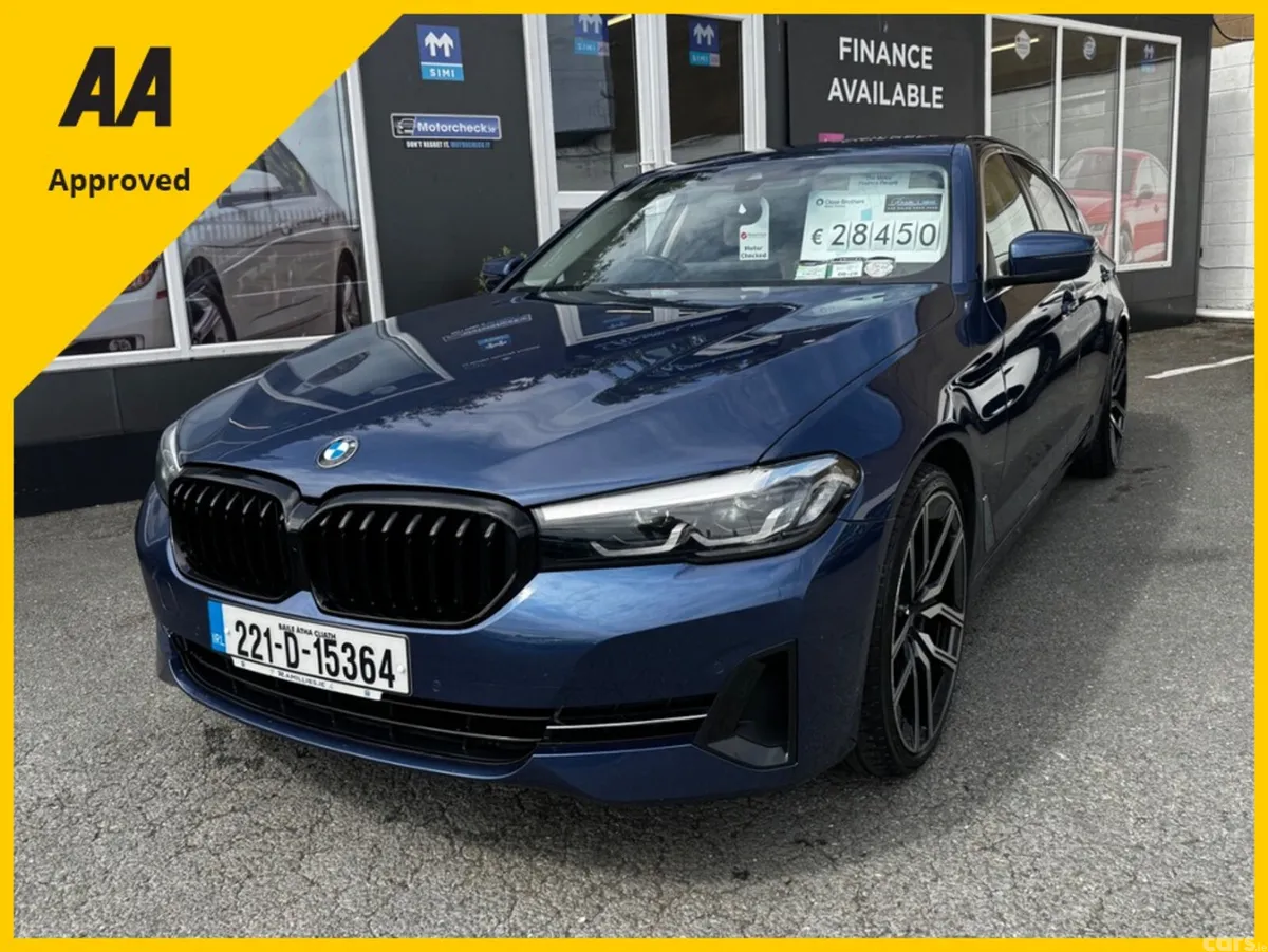 BMW 5-Series Saloon, Diesel, 2022, Blue