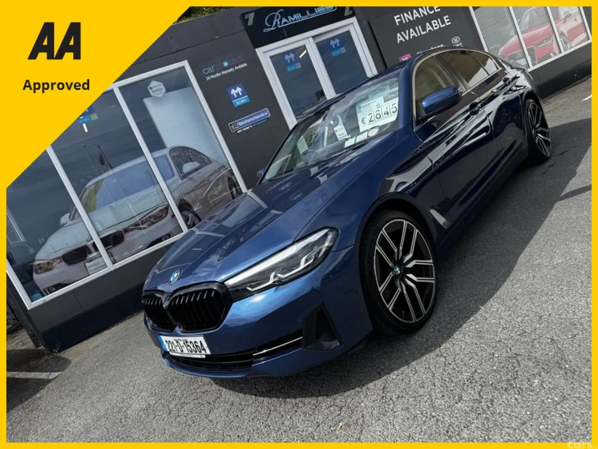 BMW 5-Series Saloon, Diesel, 2022, Blue