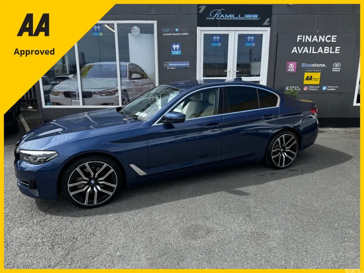 BMW 5-Series Saloon, Diesel, 2022, Blue