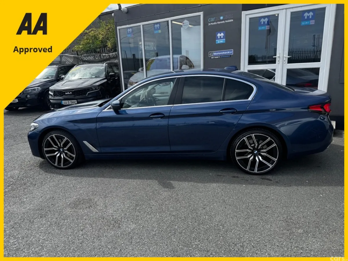 BMW 5-Series Saloon, Diesel, 2022, Blue