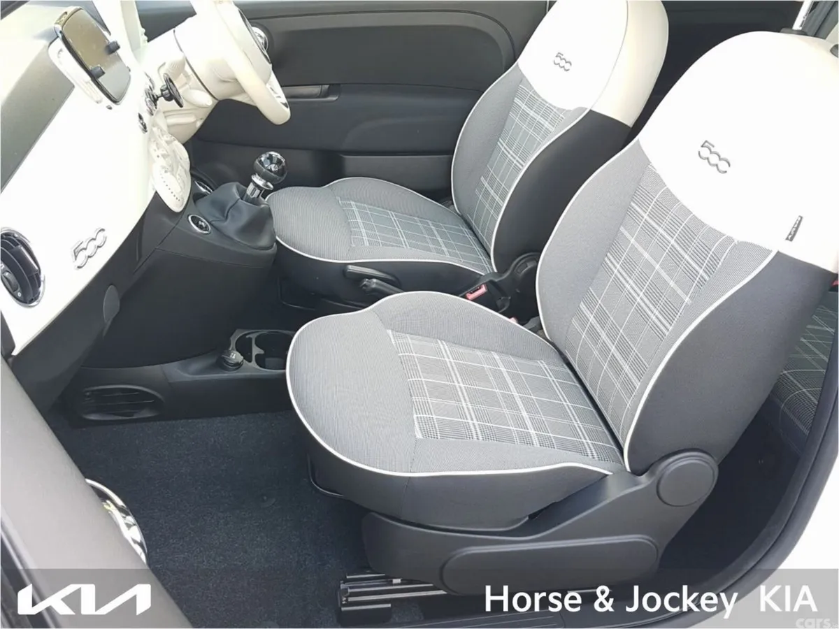 Fiat 500 Hatchback, Petrol, 2019, White