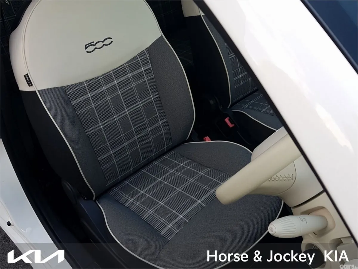 Fiat 500 Hatchback, Petrol, 2019, White