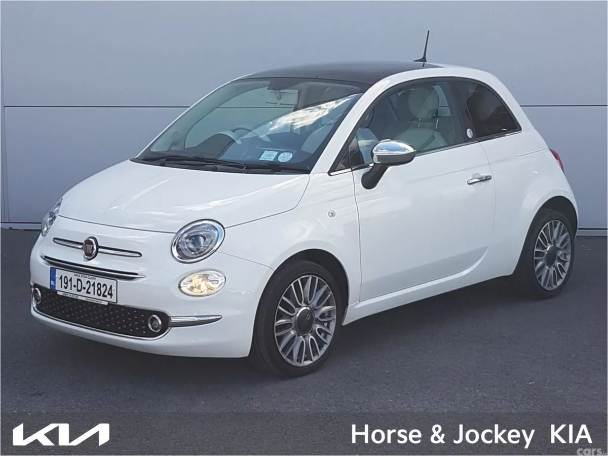 Fiat 500 Hatchback, Petrol, 2019, White
