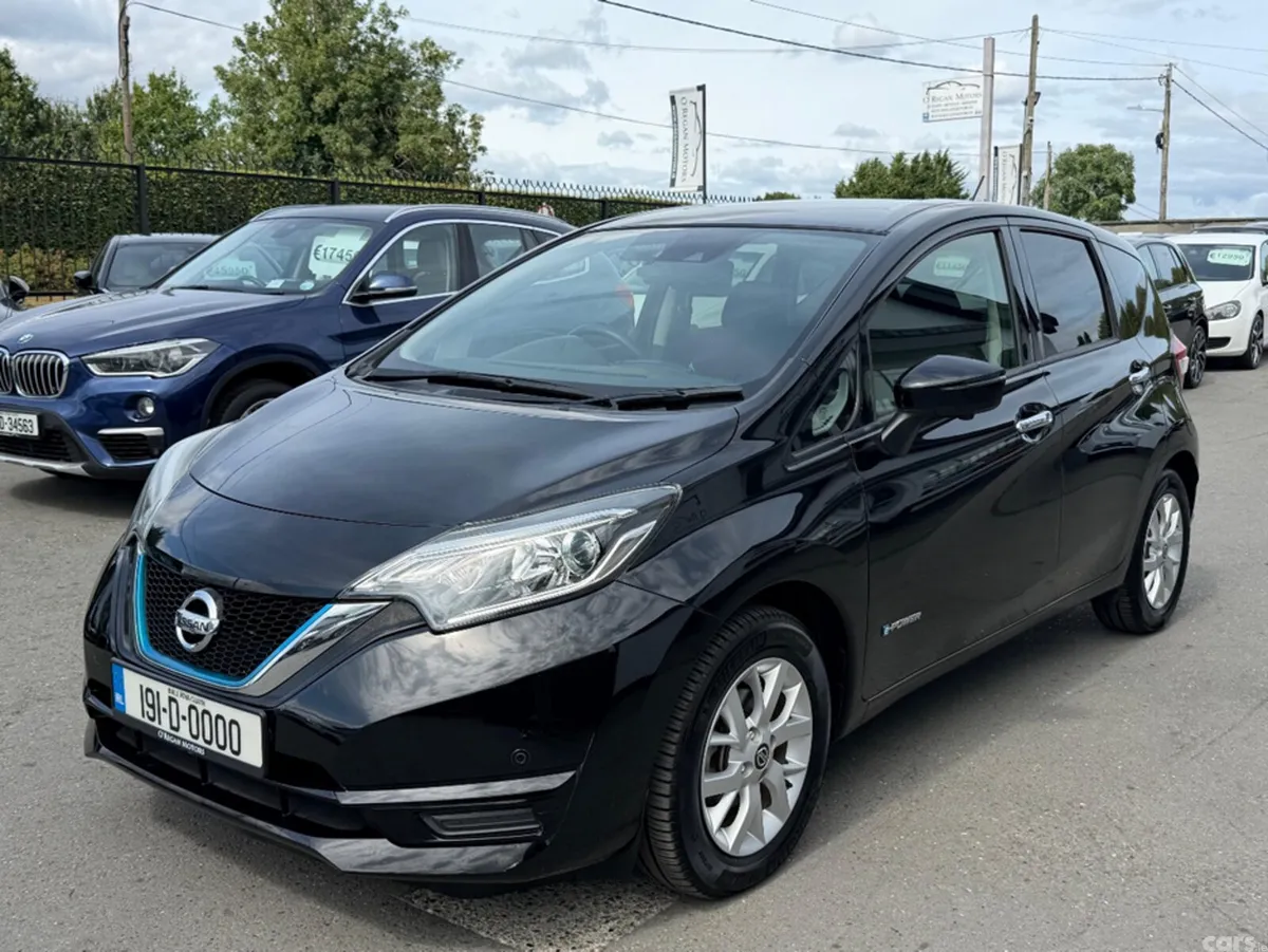 Nissan Note Hatchback, Petrol Hybrid, 2019, Black