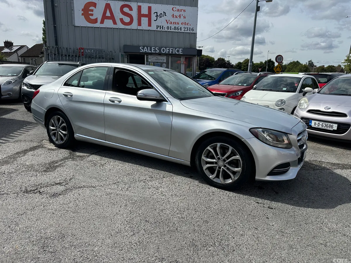 Mercedes-Benz C-Class Saloon, Diesel, 2014, Silver