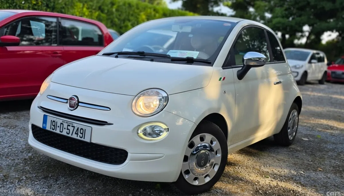 Fiat 500 Hatchback, Petrol, 2019, White