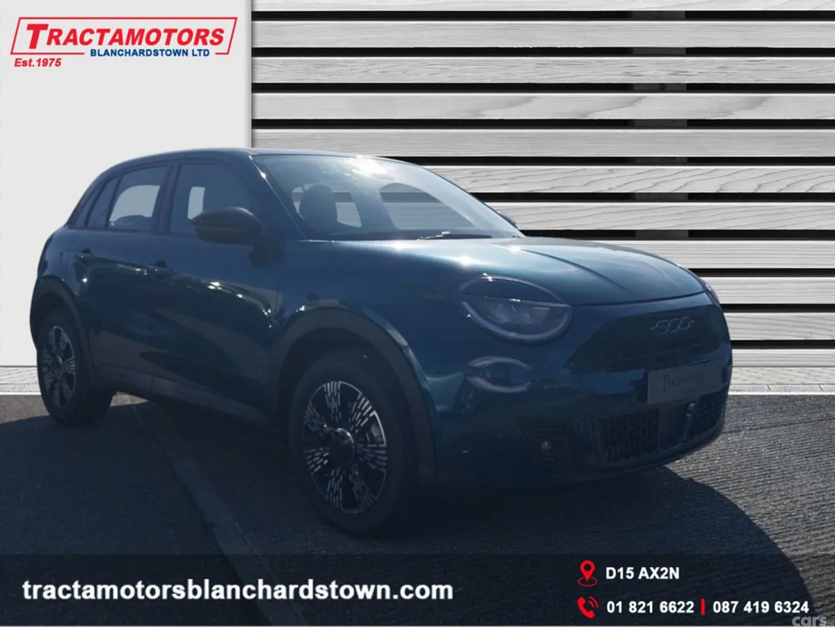 Fiat 600 Hatchback, Petrol Hybrid, 2026, Blue