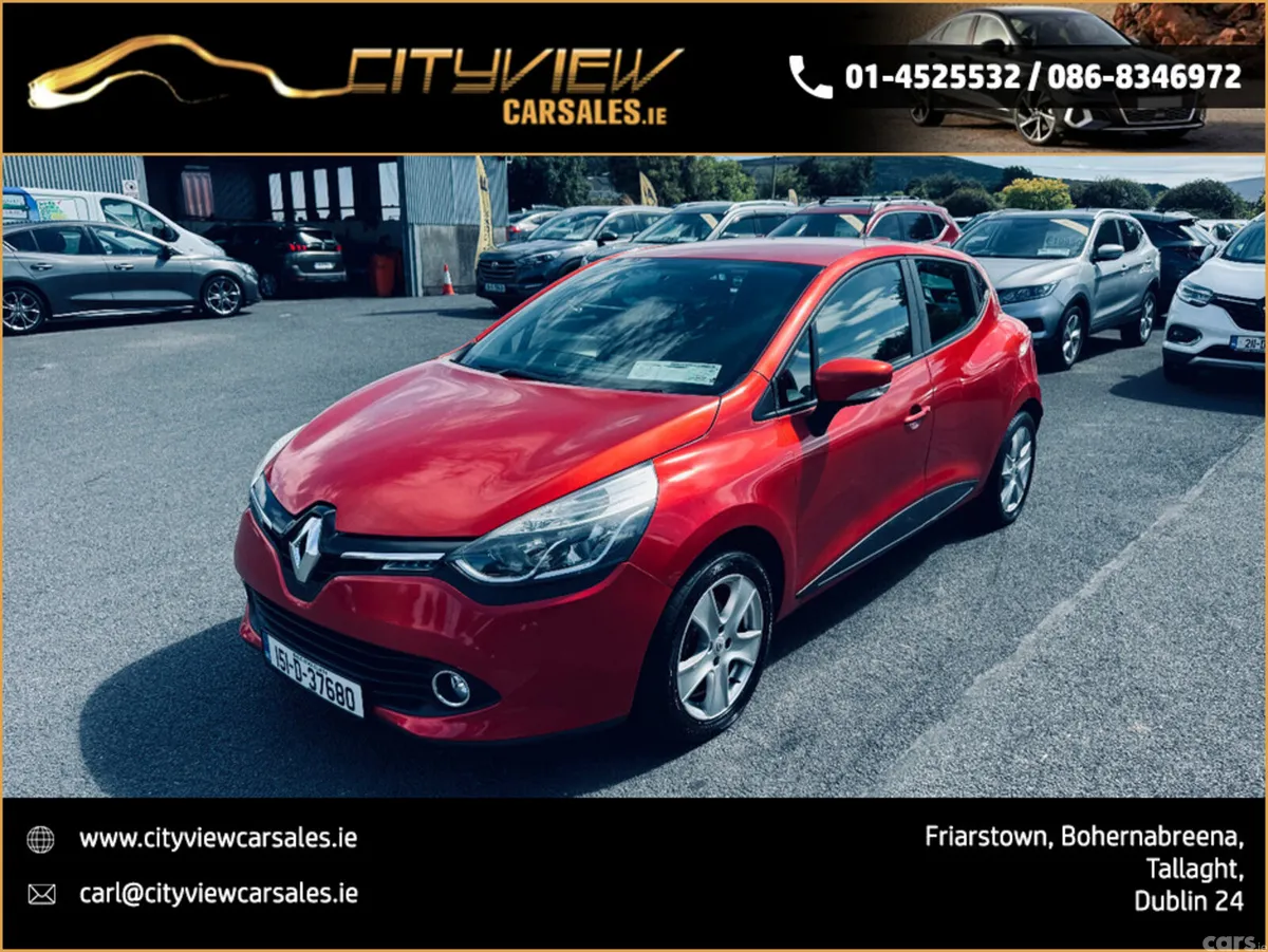 Renault Clio Hatchback, Petrol, 2015, Red