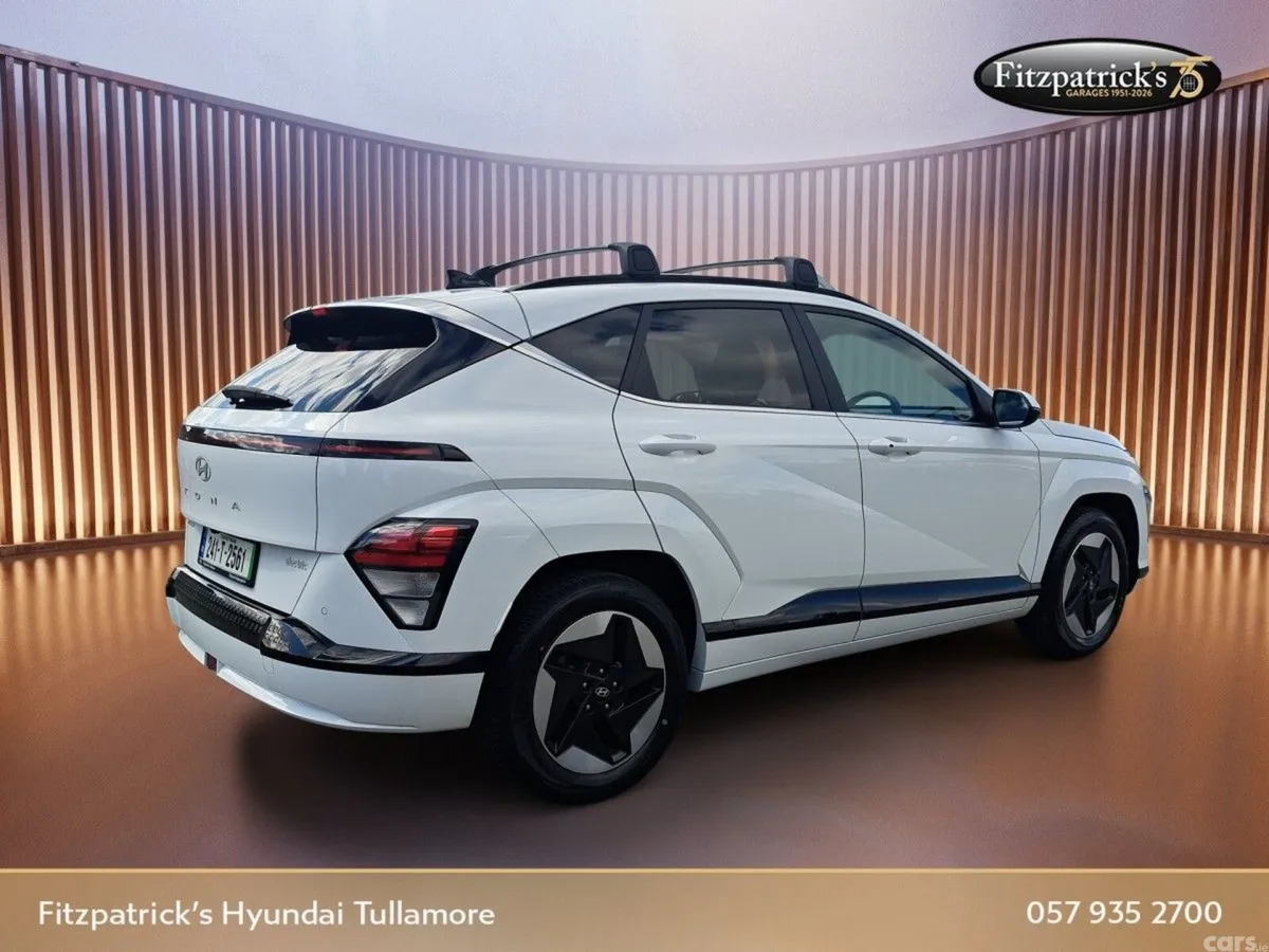 Hyundai KONA SUV, Electric, 2024, White