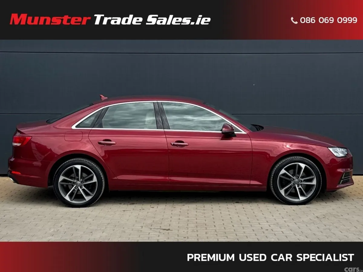 Audi A4 Saloon, Diesel, 2019, Red