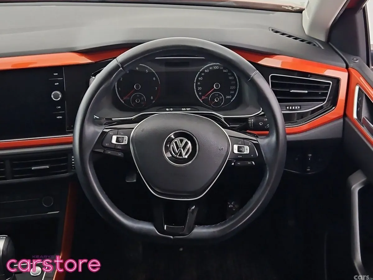 Volkswagen Polo Hatchback, Petrol, 2019, Orange