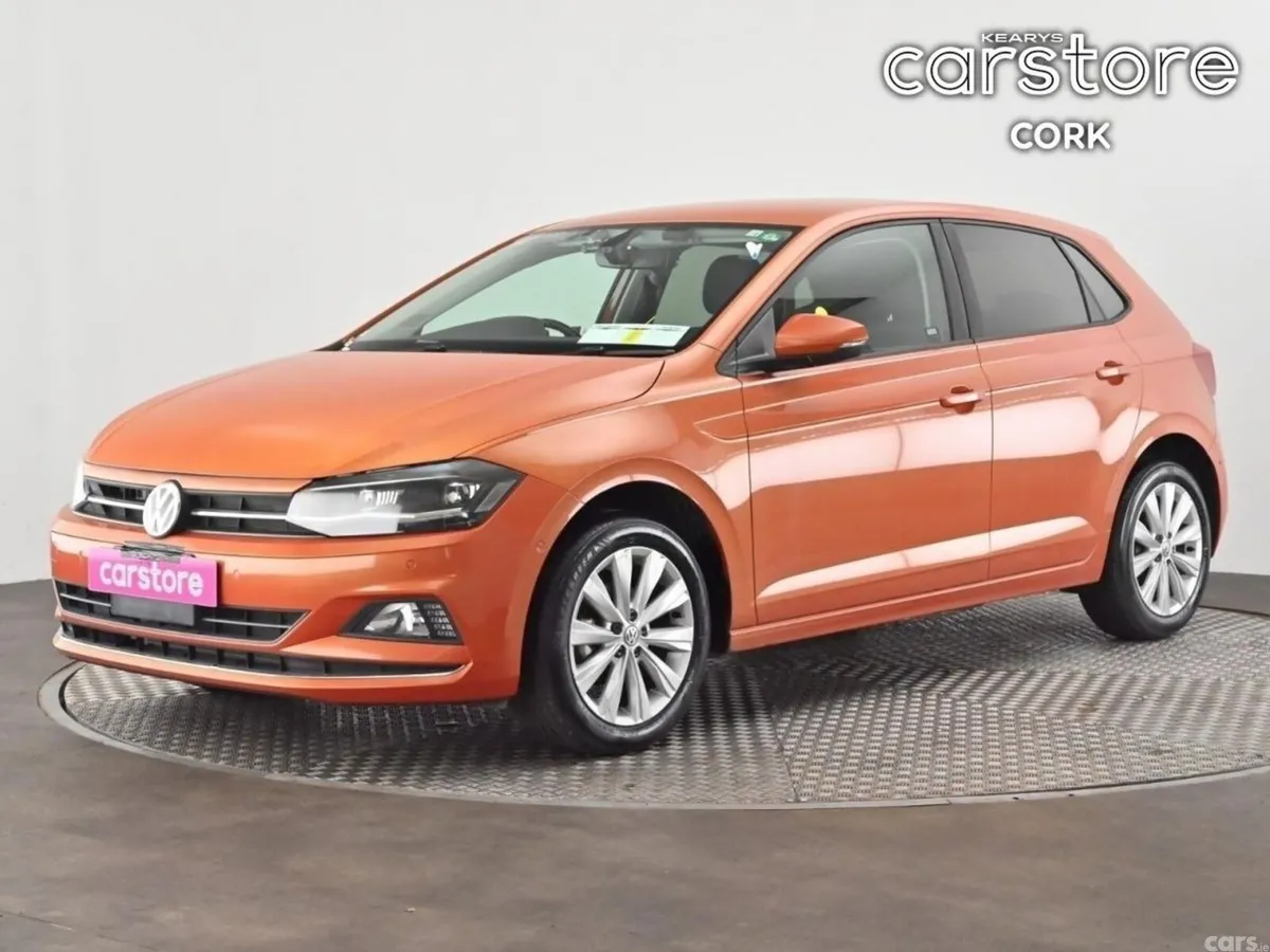 Volkswagen Polo Hatchback, Petrol, 2019, Orange