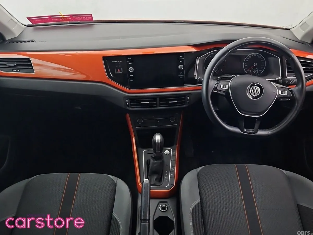 Volkswagen Polo Hatchback, Petrol, 2019, Orange