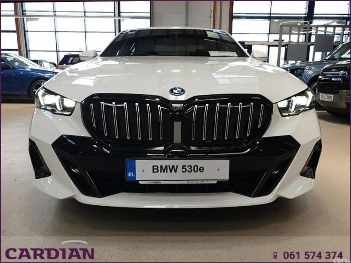 BMW 5-Series Saloon, Petrol Hybrid, 2026, White