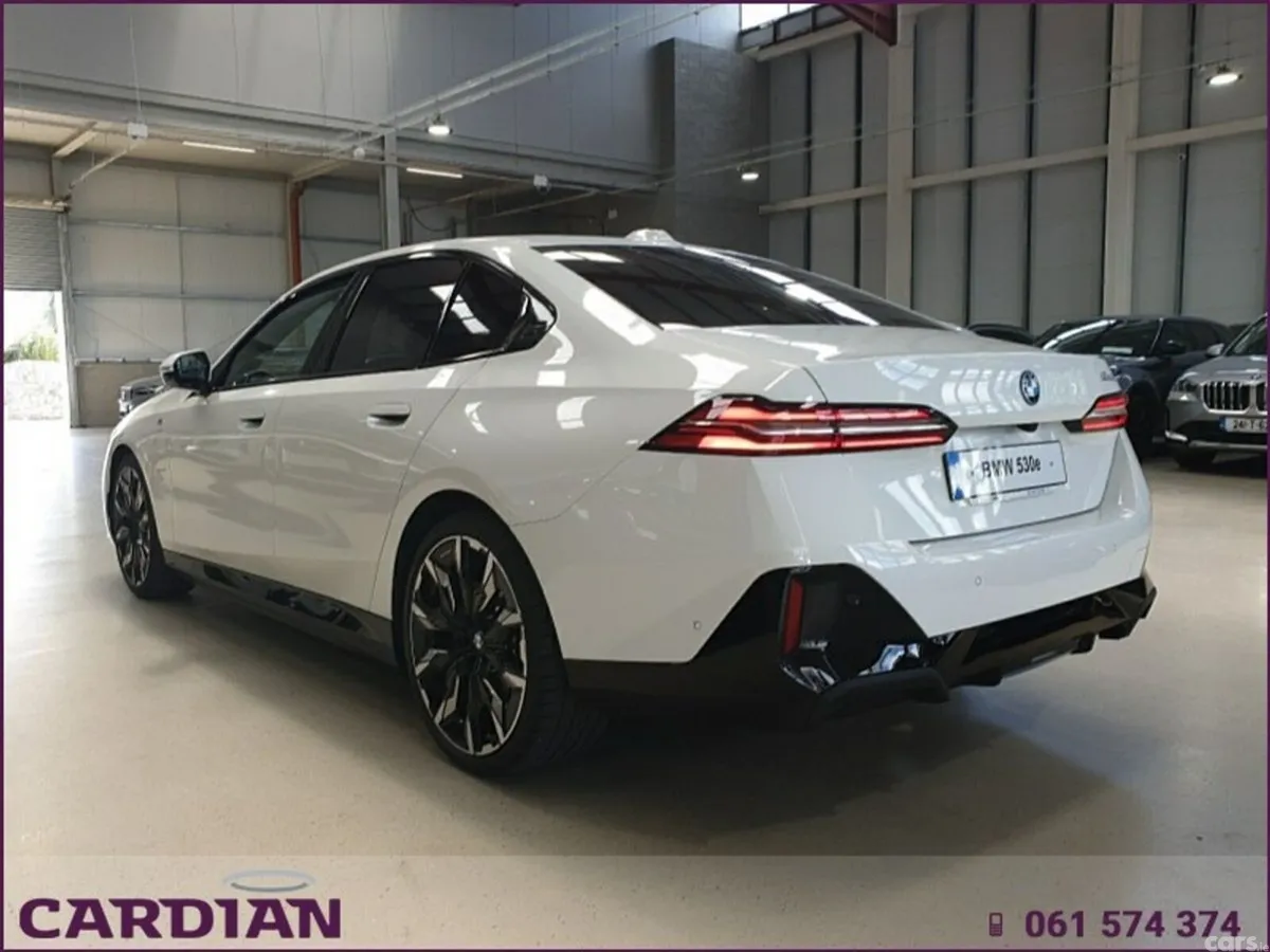 BMW 5-Series Saloon, Petrol Hybrid, 2026, White