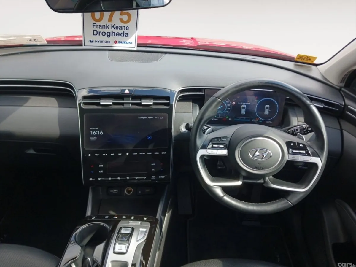 Hyundai Tucson SUV, Petrol Hybrid, 2024, Red