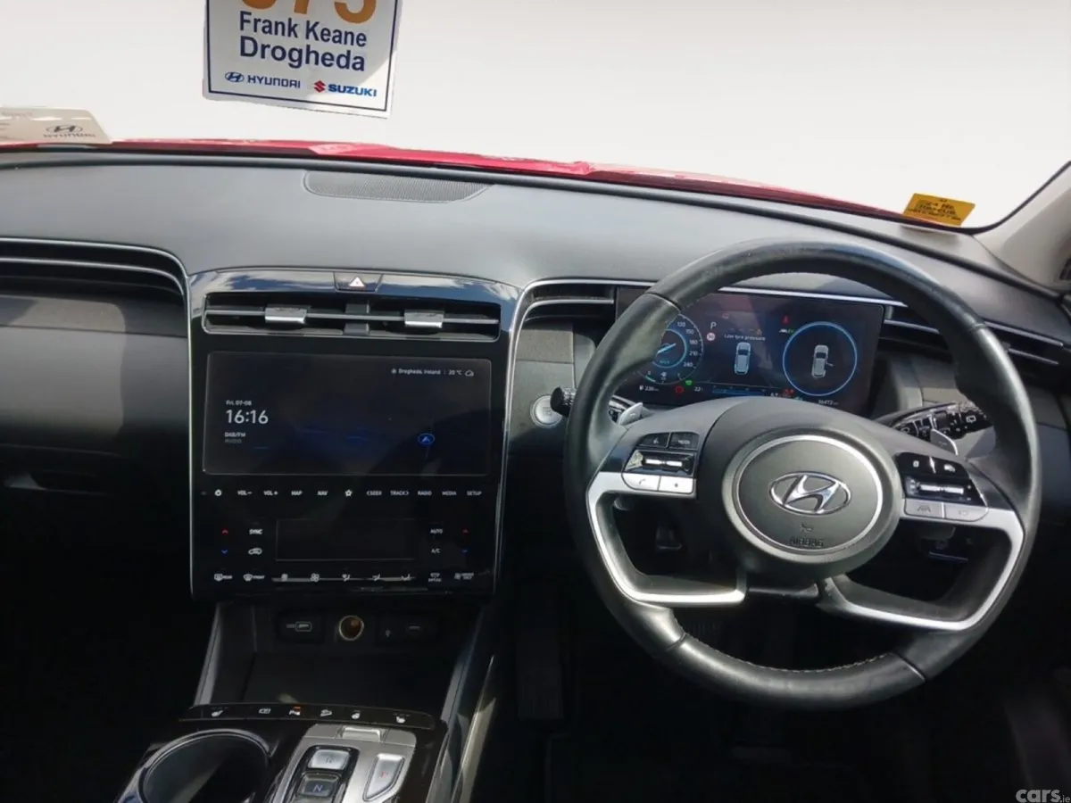 Hyundai Tucson SUV, Petrol Hybrid, 2024, Red