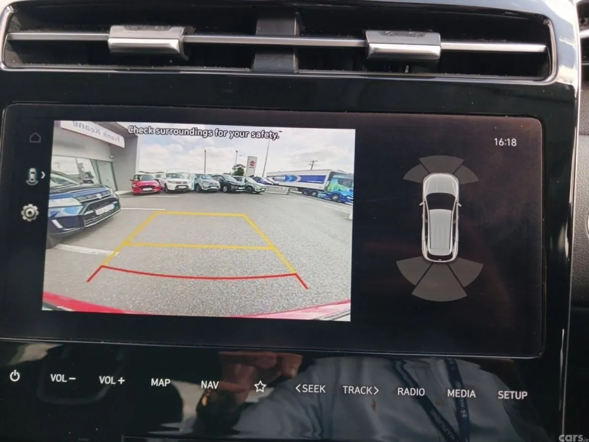 Hyundai Tucson SUV, Petrol Hybrid, 2024, Red