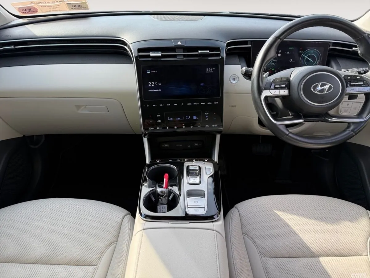 Hyundai Tucson SUV, Petrol Hybrid, 2022, Green