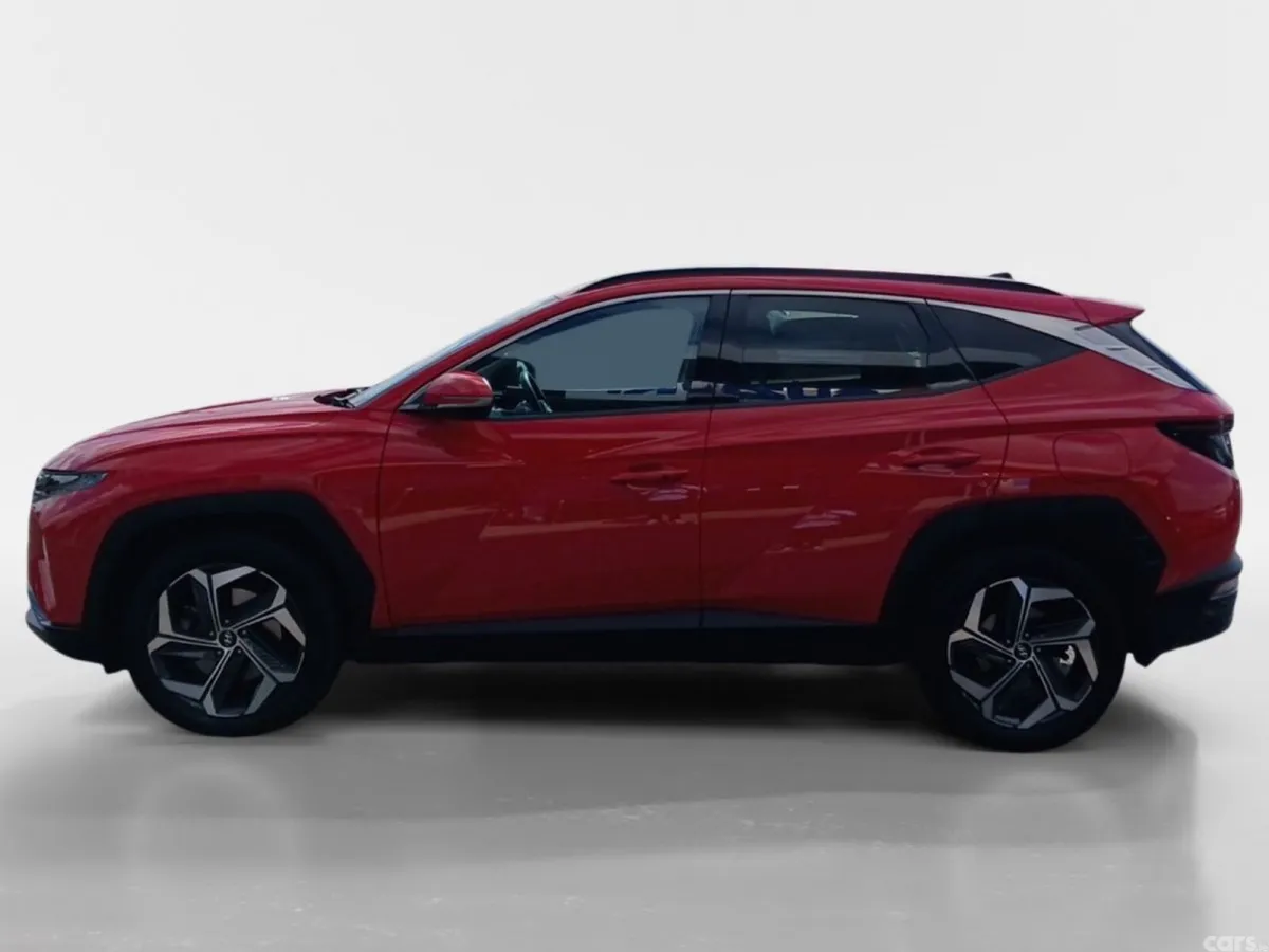 Hyundai Tucson SUV, Petrol Hybrid, 2024, Red