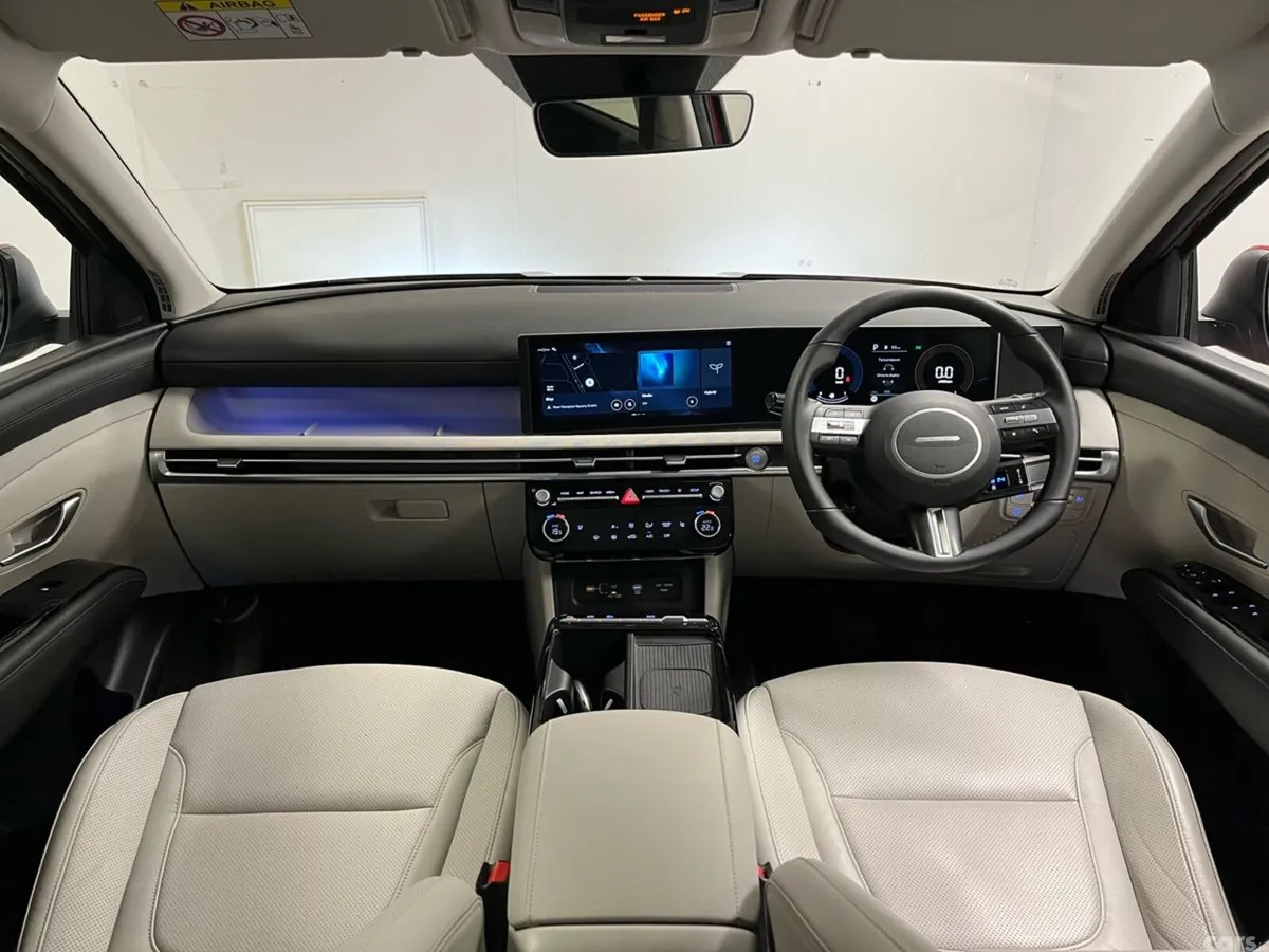 Hyundai Tucson SUV, Petrol Hybrid, 2024, Red